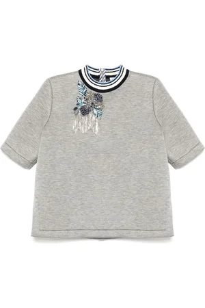 DICE KAYEK T-Shirt mit Kristallen