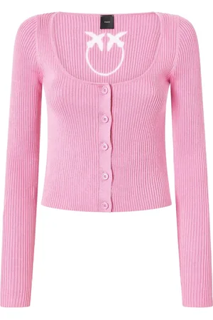 Pinko Gerippter Cropped-Cardigan