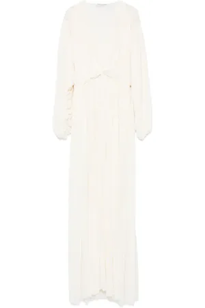 Serafini Maxikleid mit V-Ausschnitt
