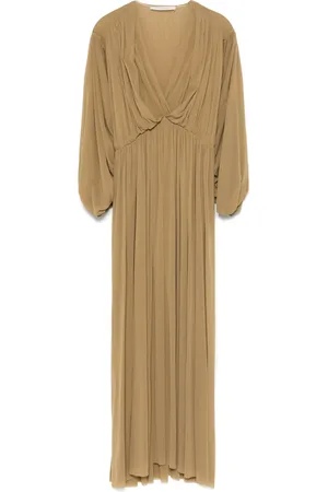 Serafini Maxikleid mit V-Ausschnitt