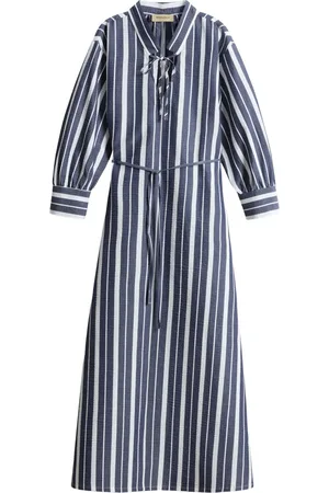 Woolrich Gestreiftes Midikleid