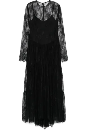 Serafini Maxikleid aus Chantilly-Spitze