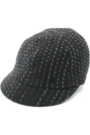 CHANEL 1986-1988 Tweed-Baseballkappe