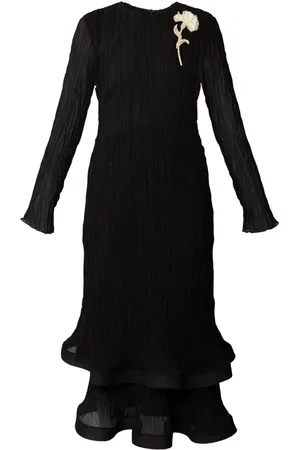 Erdem Kleid mit Volant-Saum