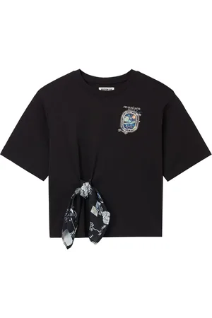 Musium Div. T-Shirt mit Logo-Stickerei
