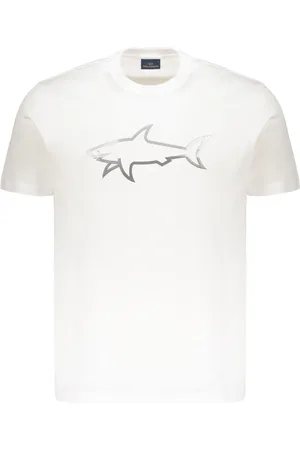 Paul & Shark T-Shirt mit reflektierendem Hai-Print