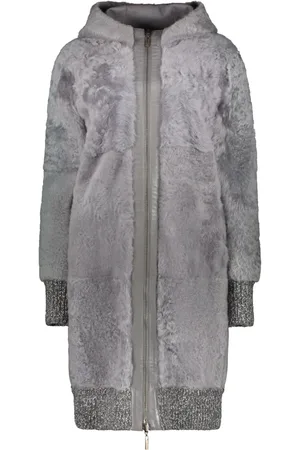 LORENA ANTONIAZZI Shearling-Mantel