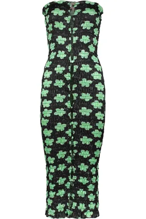 AMY CROOKES Midikleid mit Blumen-Print
