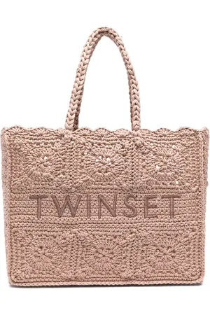 Twin-Set Gehäkelte Tote Bag