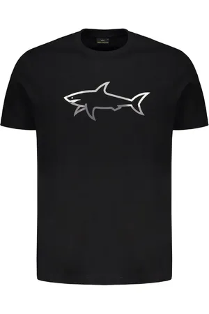 Paul & Shark T-Shirt mit reflektierendem Hai-Print