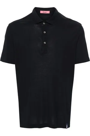 DRUMOHR Poloshirt mit Spreizkragen
