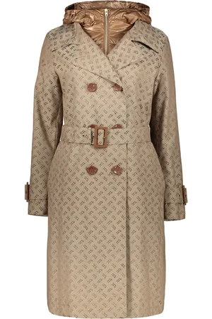 HERNO Trenchcoat aus Logo-Jacquard