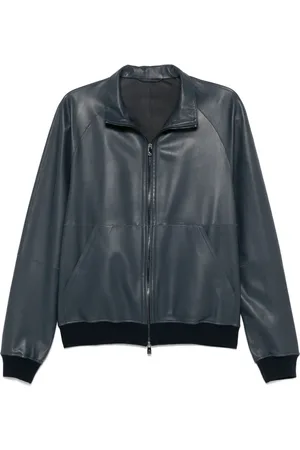 corneliani Klassische Lederjacke