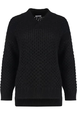 Malo Pullover mit Lochmuster
