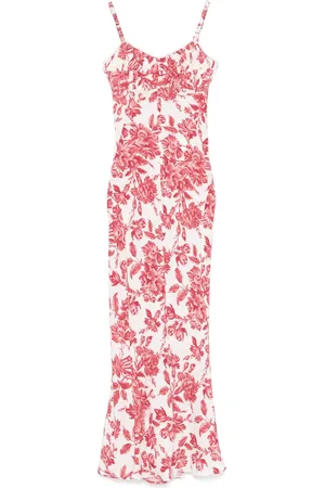 Sandro Maxikleid mit Blumen-Print
