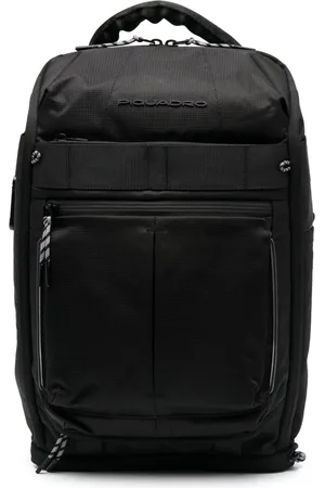 Piquadro Rucksack mit Logo-Schild