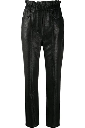 Serafini Hose in Lederoptik