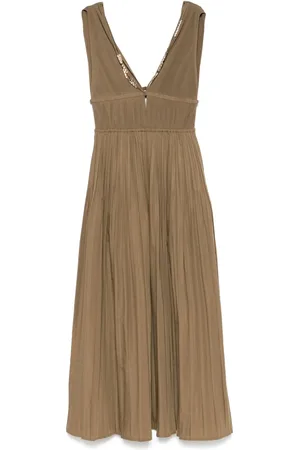 Maje Plissiertes Midikleid