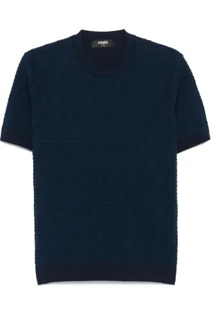 Fendi T-Shirt mit FF-Stickerei