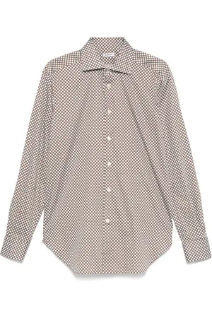 Kiton Geometrisch gemustertes Hemd