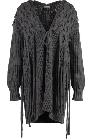 Malo Cardigan mit Zopfmuster