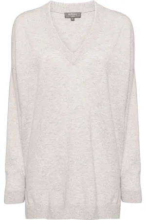 N.PEAL Langer Kaschmirpullover
