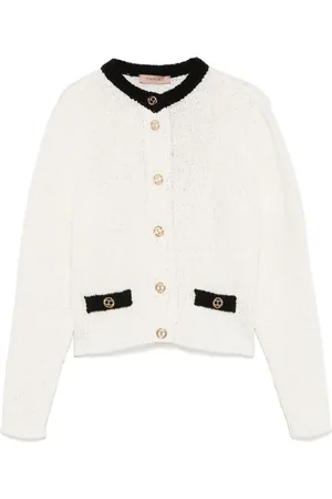 Twin-Set Cardigan mit Logo-Knöpfen