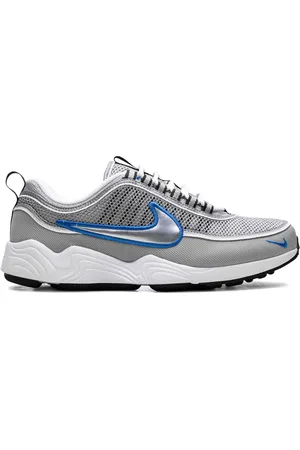 Nike Zoom Spiridon "Metallic Silver/Signal Blue" Sneakers