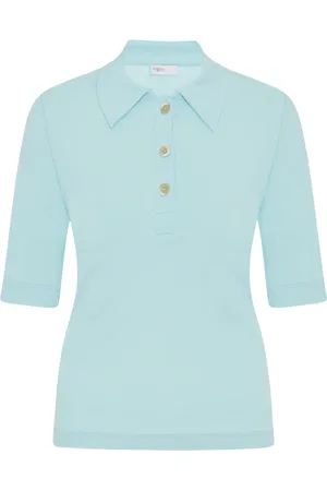 ROSETTA GETTY Poloshirt mit Knopfverschluss