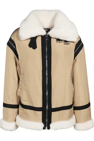 Karl Lagerfeld X Cara Delevingne Faux-Fur-Jacke