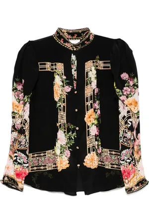 Camilla Adorned in Alexandria Bluse mit Biesen