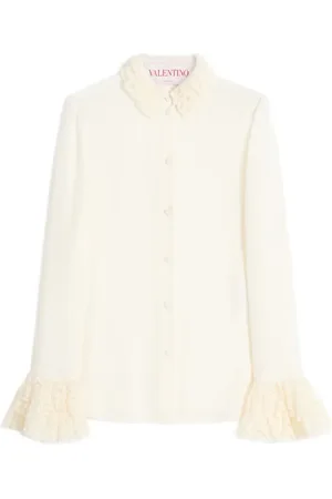 VALENTINO GARAVANI Georgette-Bluse