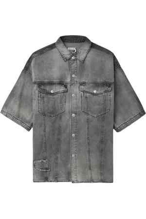 Izzue Ausgeblichenes Jeanshemd