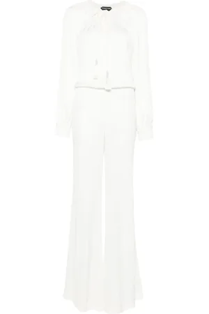 Tom Ford Jumpsuit mit Schleifenkragen
