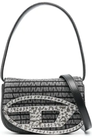 Diesel 1DR Schultertasche im Jeans-Look