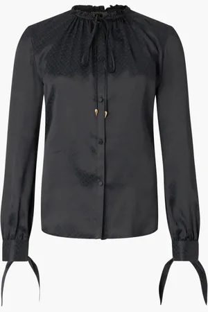 Roberto Cavalli Bluse mit Schlangenleder-Print