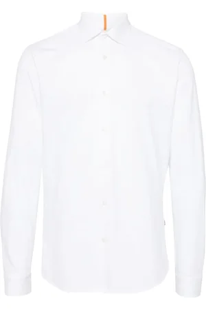 HUGO BOSS Hemd mit Logo-Stickerei