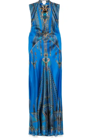 Camilla Archival Revival Extended Shoulder Maxikleid