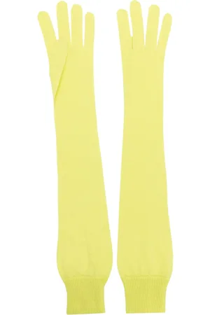 ERMANNO SCERVINO Lange Kaschmirhandschuhe aus Rippstrick