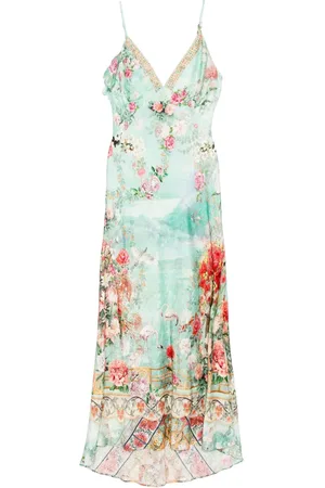 Camilla Camisole-Kleid mit V-Ausschnitt