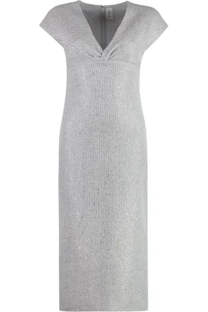 ST. JOHN Kleid mit angeschnittenen Ärmeln