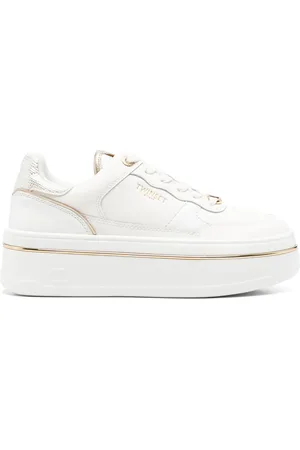 Twin-Set Sneakers mit Logo-Schild