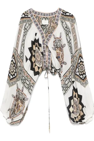 Camilla Tile Style Bluse