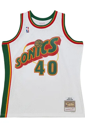 Mitchell & Ness 1995/96 Hardwood Classics Shawn Kemp Seattle SuperSonics "White" Swingman Trikot