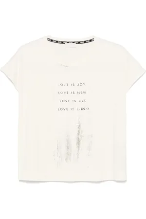 Liu Jo T-Shirt mit Slogan-Print