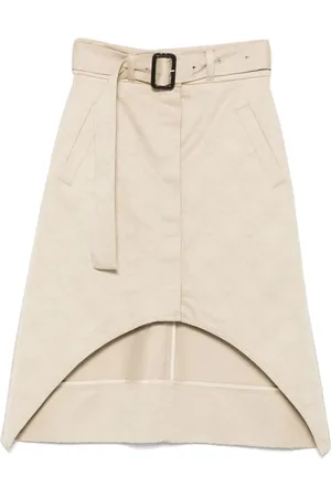 Givenchy Asymmetrischer Monogram 72 Midirock