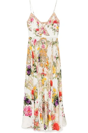 Camilla The Egyptian Rose Tie Front Kleid