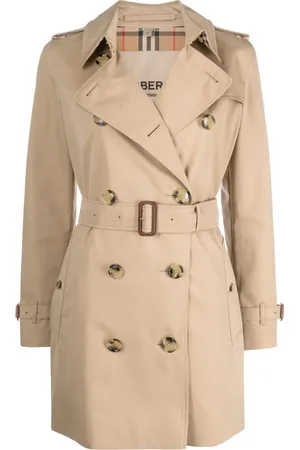 Burberry Kurzer Kensington Heritage Trenchcoat