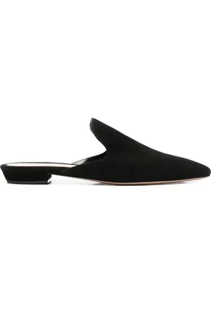 Gianvito Rossi Mules aus Nubukleder
