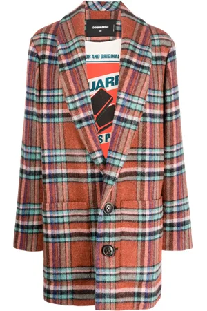 Dsquared2 Mantel mit Karomuster